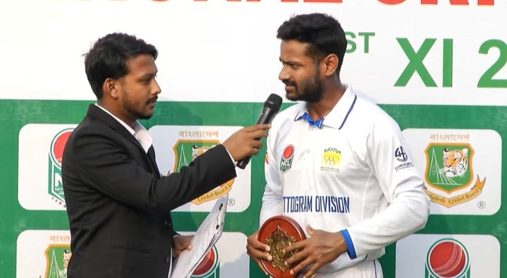 জাতীয় ক্রিকেট লিগে ধারাভাষ্য দিলেন নজরুল বিশ্ববিদ্যালয়ের ইকবাল